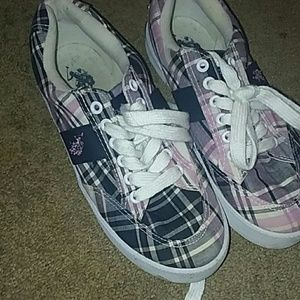 Polo pink n blue shoes